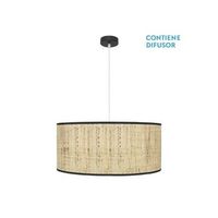 colgante natasha 3xe27 negrocanizo regx60x60 cm