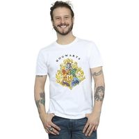 harry potter camiseta hogwarts para hombre