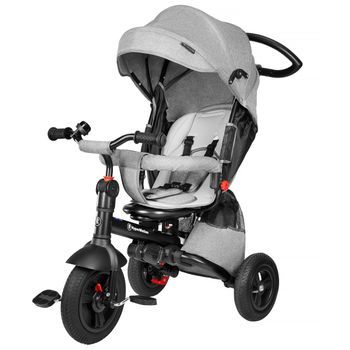 Triciclo Evolutivo Hypermotion Para Niños De 12 Meses A 5 Años Con Capota, Empujador Y Accesorios Y