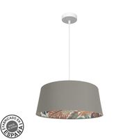 fabrilamp lampara de techo colgante 50d tunez 1xe27 blancotopo-estampado