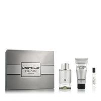 perfume mujer montblanc explorer platinum edp 3 piezas