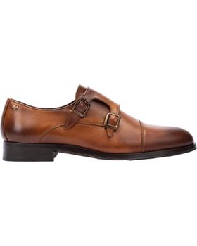 de MARTINELLI ZAPATOS CUERO DOBLE HEBILLA BRANDY