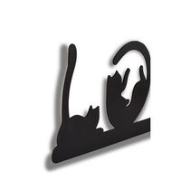 iluminacion led decorativa cat love verde 70x22 cm