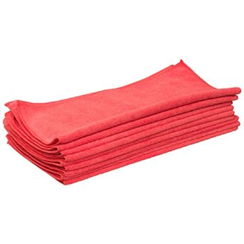 Premium Microfibre 10 Pack 40x40cm - RED