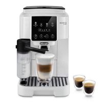 delonghi magnifica start cafetera superautomatica con deposito de leche 15 bares blanca