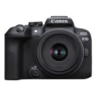 canon eos r10 242mp  objetivo rf-s 18-45mm f45-63 is stm  adaptador mt ef-eos r