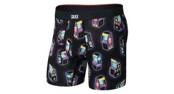 Boxer saxx vibe xtra soft comfort brief fly negro multicolor hombre