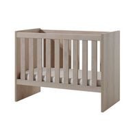 cuna robusta 60x120 convertible en cama infantil 90x200 color roble river oak coleccion louise