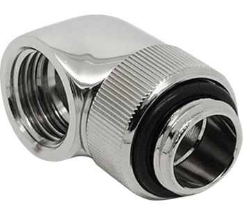 EK-AF Angled 90 Degrees Fitting Adapter - Silver, Silver