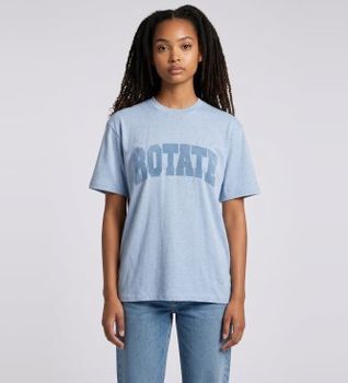 Rotate para mujer. 1163623095 Camiseta Astra azul (S), Casual, Manga corta, Algodón Orgánico