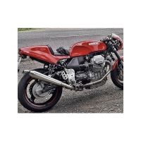 silenciador de escape moto guzzi 1100 sport mistral conico par