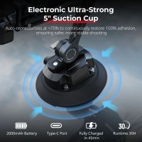 soporte amortiguador smallrig con ventosa electronica para dji pocket 3 gopro insta360 x4 dji osmo action 5 pro4