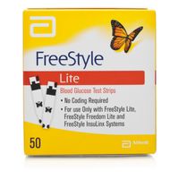 freestyle lite glucose testing strips
