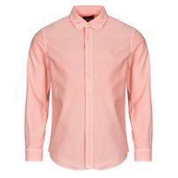 polo ralph lauren camisa manga larga camisa recta custom en oxford ligero tintado mineral para hombre