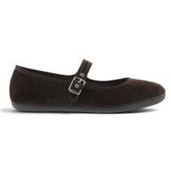 Victoria Zapatos de tacón Oda mercedes terciopelo marrón para mujer