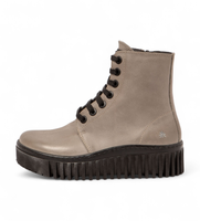 art para mujer 1151712ew003039 botines de piel 1517 brighton gris 37 1 a 3cm cremallera casual