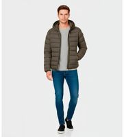 ecoalf para hombre mcmgajkaspen0987w25-424 abrigo aspen verde m casual sostenible poliester reciclado