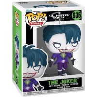 figura de vinilo funko pop the joker 535 dc comics 9 cm con caja ventana