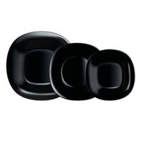 vajillas de vidrio opal - varios colores - 12 o 18 piezas - resistente