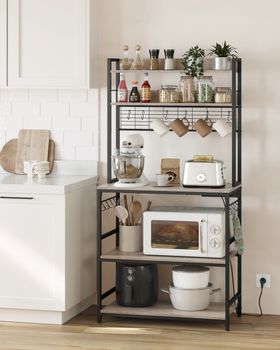 Estantería de cocina con 4 enchufes y 2 puertos usb