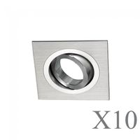 pack 10 classic cuadrado aluminio