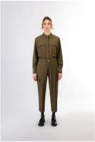 pantalon cargo con cintura elastica mud 46