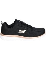 zapatilla skechers gracefull get connected negra 12615-bkgd 36