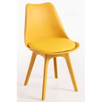 Pack 2 Sillas Synk Suprym De Polipropileno 82*48*43 Cm - Amarillo