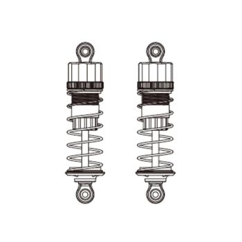 MJX 16207 1/16 Piezas de repuesto originales para coches RC Amortiguadores de aceite de metal delanteros/traseros Acceso