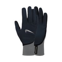 nike pacer midweight guantes de correr-negrogris claro