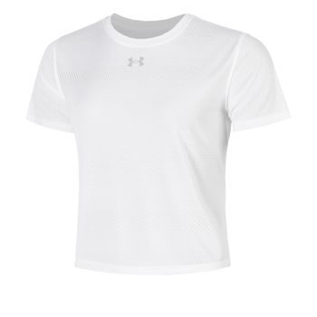 Under Armour Velociti  Camiseta de running Mujeres - blanco, plateado