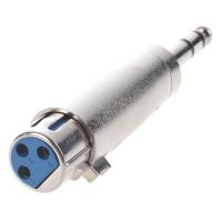 goobay adaptador xlr mono a jack 635mm hembramacho gris