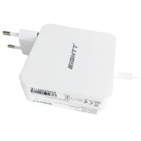 eightt ec65 cargador universal usb-c 65w blanco