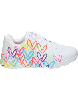 Zapatilla Skechers Uno Lite Spread The Love Blanca 314064l-wmn 39