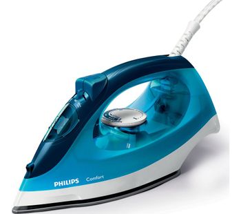 PHILIPS Comfort GC1436/29 Steam Iron - Blue & White, Blue