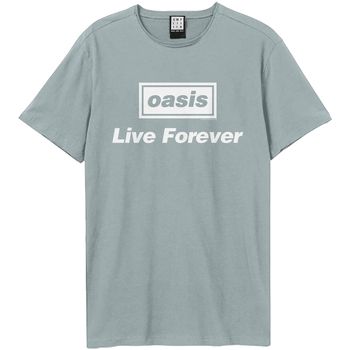 Amplified Clothing Camiseta manga larga Live Forever para hombre