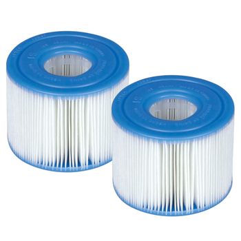 Pack 2 Cartuchos de Filtro Tipo S1, 7,5x10,8x4 Cm, Blanco