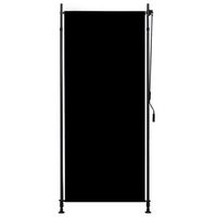 estor enrollable de exterior gris antracita 100x270 cm