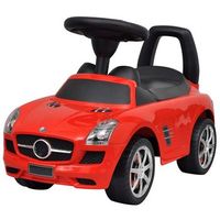 coche de ninos accionado con el pie rojo vidaxl