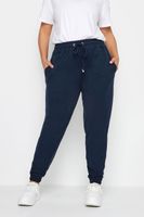 yours joggers azul marino con punos  mujer curvy y tallas grandes yours