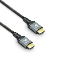 metronic 370320 cable hdmi 21 8k ultra high speed 48gbps 15m negroplata