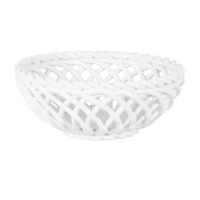 frutero de gres blanco