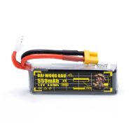 bateria lipo rate dai wong gau 74v 550mah 2s 150c con conector xt30 para drones de carreras fpv w20 de 2 pulgadas