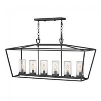 lampara colgante de exterior alford place 6 luces