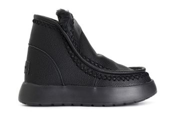 botín mujer piel black 37