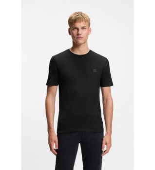 BOSS para hombre. 50508584 Camiseta Tales negro (M), Casual, Algodón, Manga corta