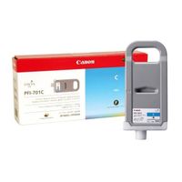 canon pfi-701c cartucho de tinta cian original
