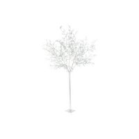 arbol led metal 120x120x220 400l plateado