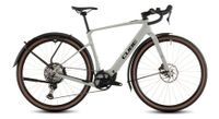 cube nuroad hybrid c 62 race 400x fe bicicleta electrica de gravel shimano grx 12s 400 wh 700 mm verde reed beige 2026