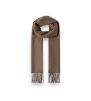 hackett london para hombre hm0400108 bufanda solid patch cash marron osfa casual clasico cachemir